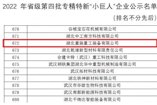 喜报！新鄂重·湖北重装荣获湖北省专精特新“小巨人”荣誉称号(图2)