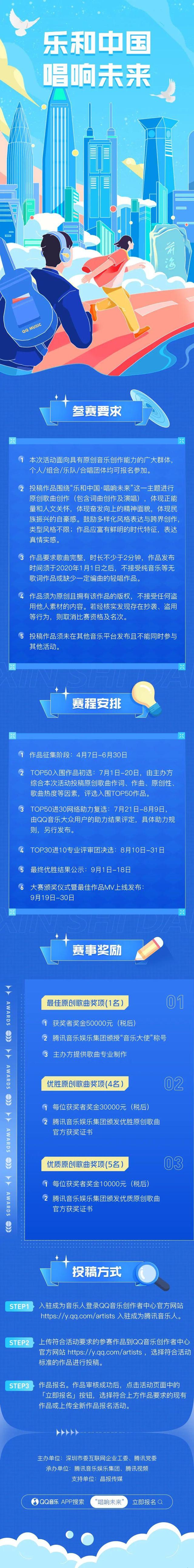 “乐和中国·唱响未来”深圳市迎接党的二十大主题网络歌曲征集大赛正式启动！